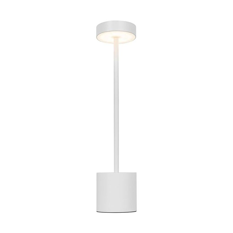 Lampara de Mesa Recargable/ Touch "Minimalista LED" Dimeable Blanco-2