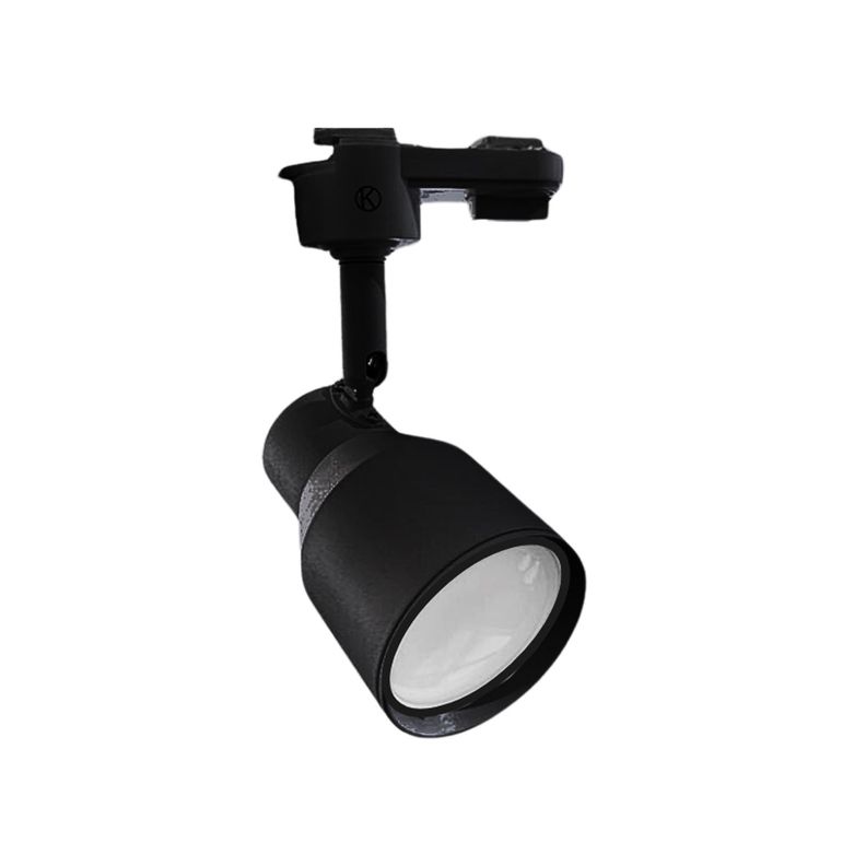 Foco LED Decorativo Riel Monofásico Negro GU-10 Elnath Ampolleta Cálida-0