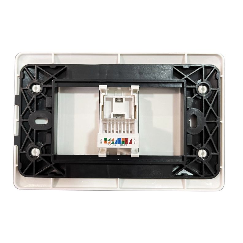 Pack 3 Toma RJ45 Red Internet Blanco-3