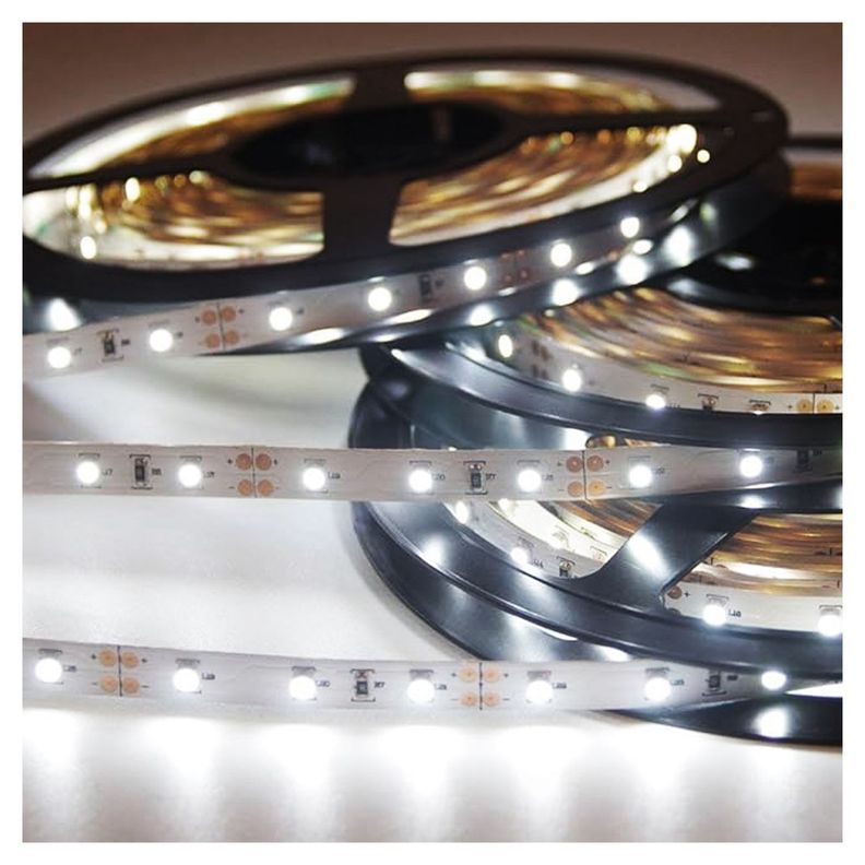 Cinta LED Decorativa Adhesiva 5M 12V IP20 20W/M 240LED/MT Frío-2