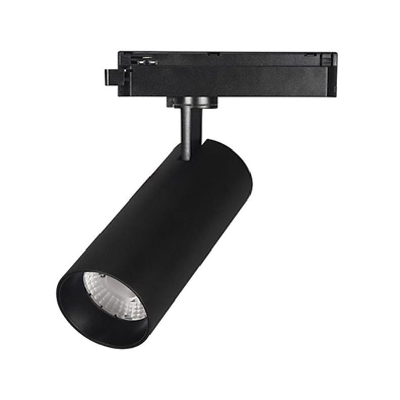 Foco Decorativo Riel 40º Monofásico 30W 4000K Negro-0