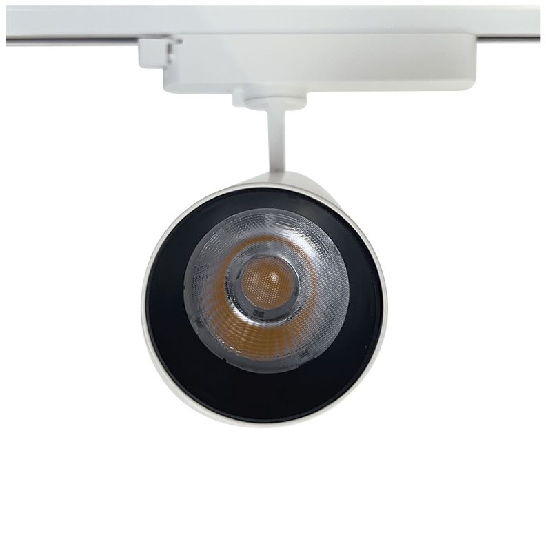 Foco LED Decorativo Riel Monofásico 18W Blanco Cál-3