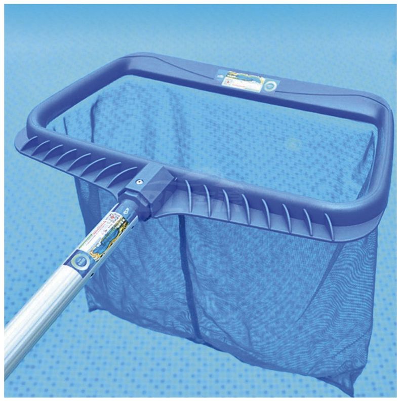 Malla Ovalada Profunda Grande Para Limpieza Piscina Plástico-4