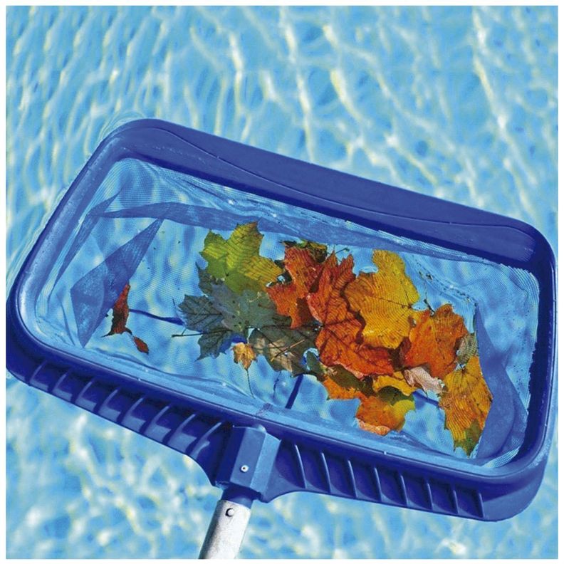 Malla Ovalada Profunda Grande Para Limpieza Piscina Plástico-5