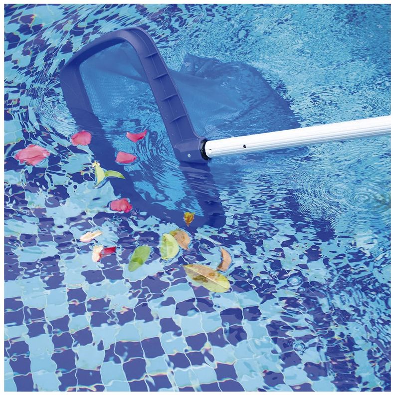 Malla Ovalada Profunda Grande Para Limpieza Piscina Plástico-6