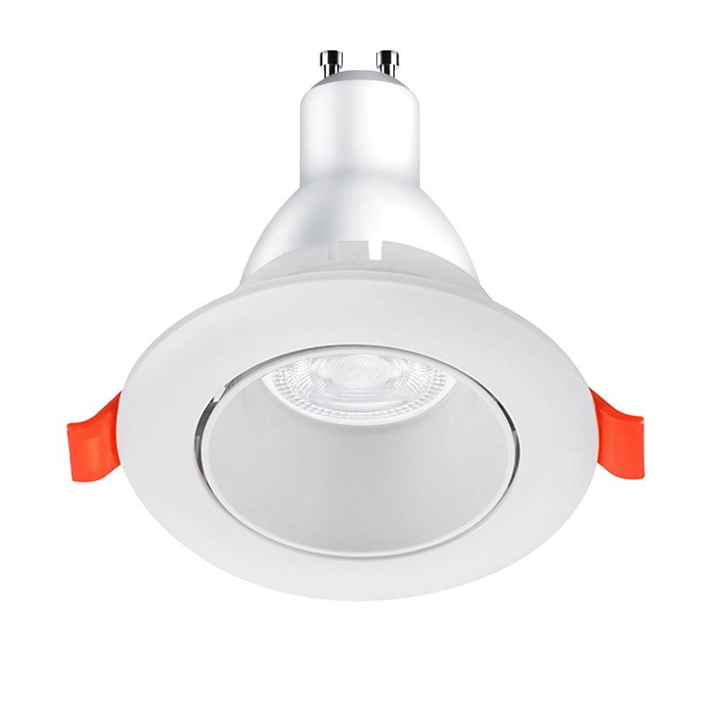 Foco Spot Porta GU-10 "LED Track Light" 9 cm - Blanco-3