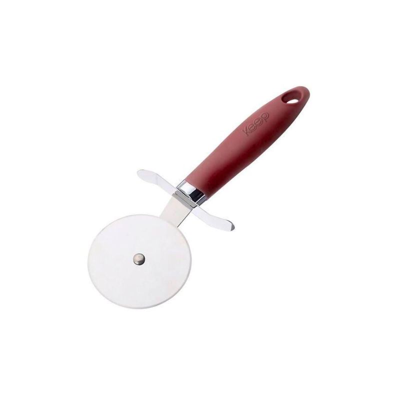 Cortador de Pizza Rueda Acero Inoxidable Rosado - Keep-1