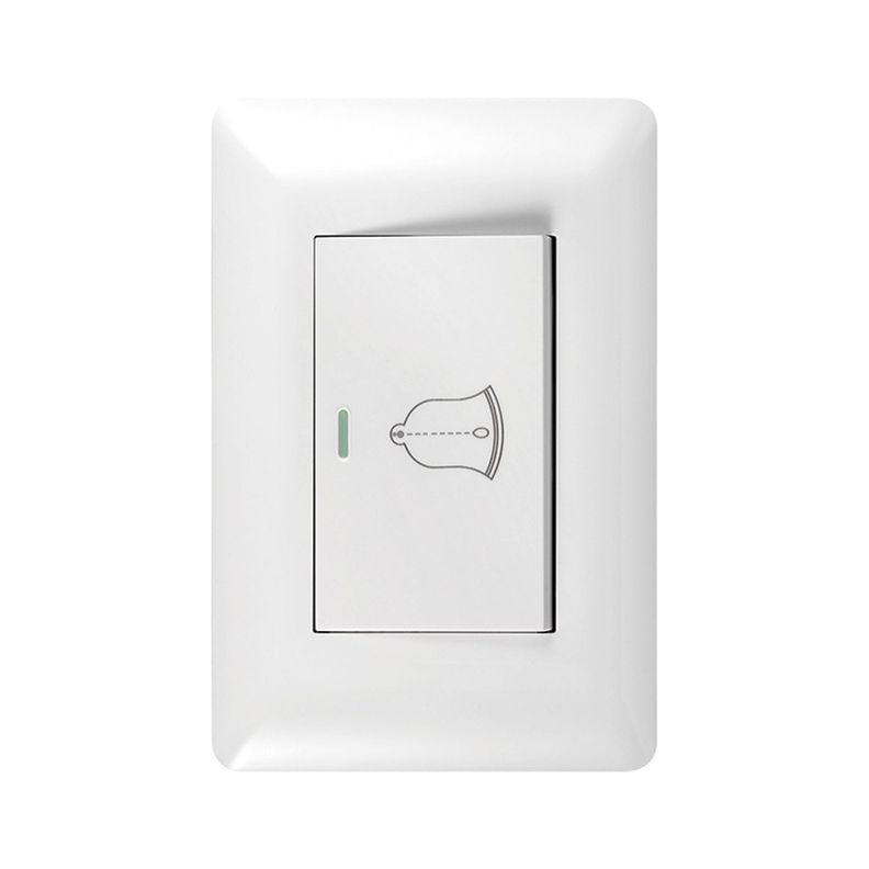 Pack 5 Timbre Interruptor Simple 10A 250V Diseño Campana-2