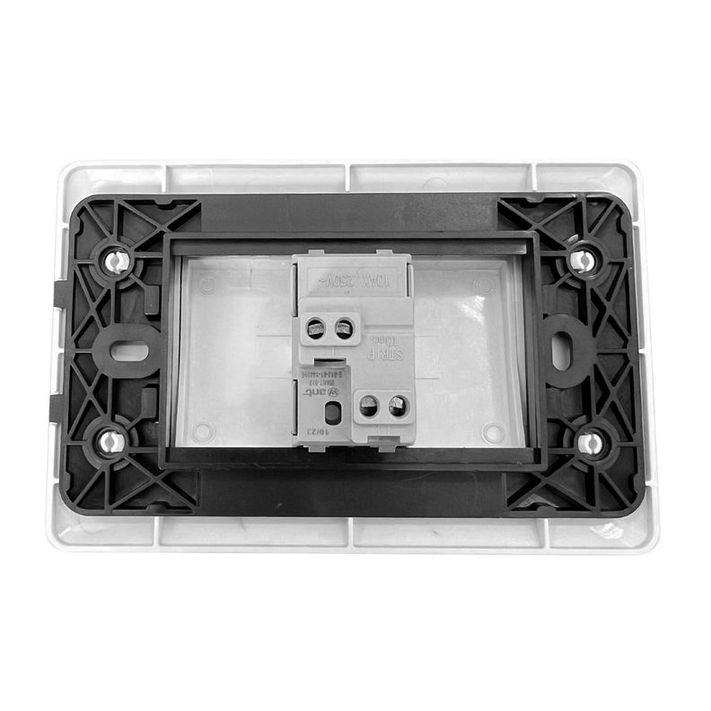 Pack 5 Timbre Interruptor Simple 10A 250V Diseño Campana-3