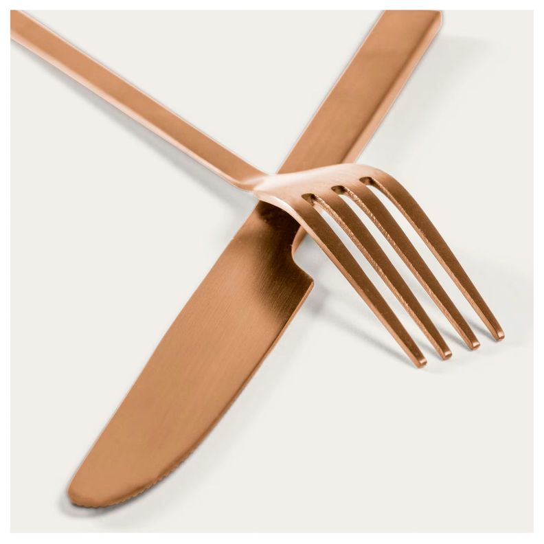 Set de Cubiertos Rose Gold 16 pcs - Keep-1