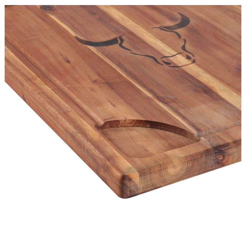 Tabla Para Picar de Madera Acacia Profesional 50cm - Wayu-6