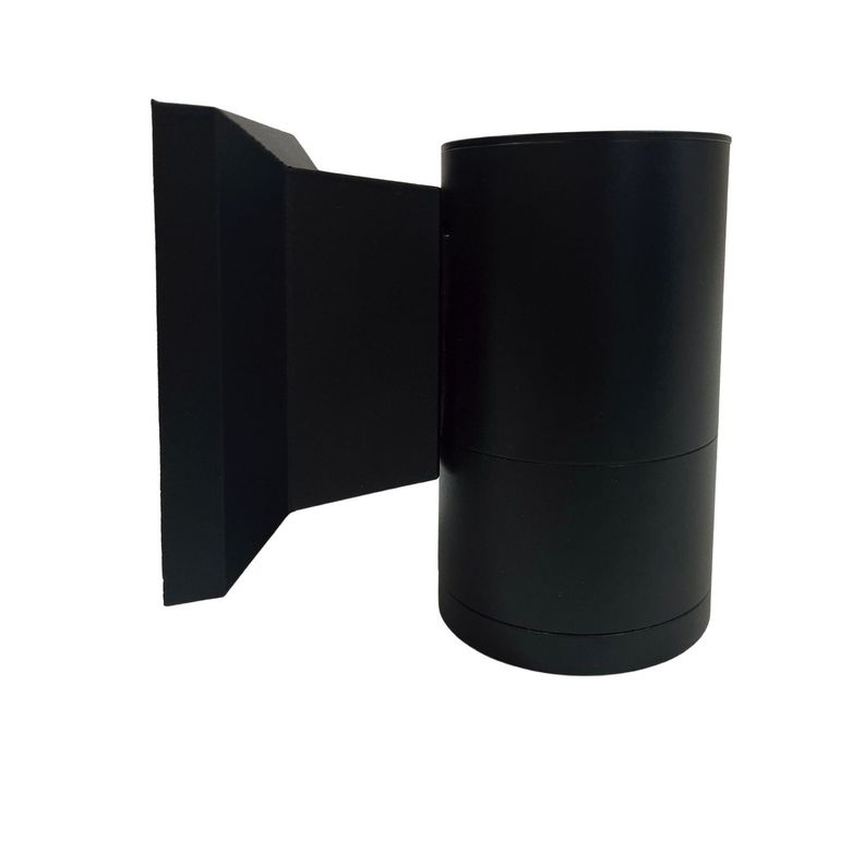 Apliqué Simple Porta GU-10 Cilindro Kapelle Negro-5