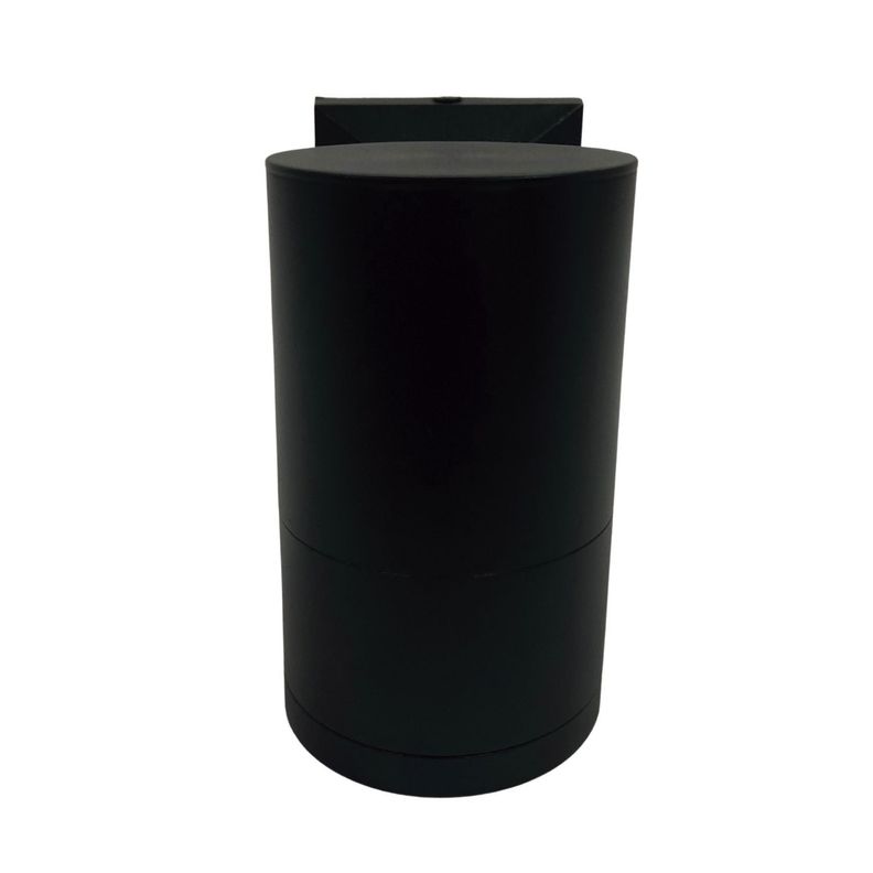 Apliqué Simple Porta GU-10 Cilindro Kapelle Negro-1