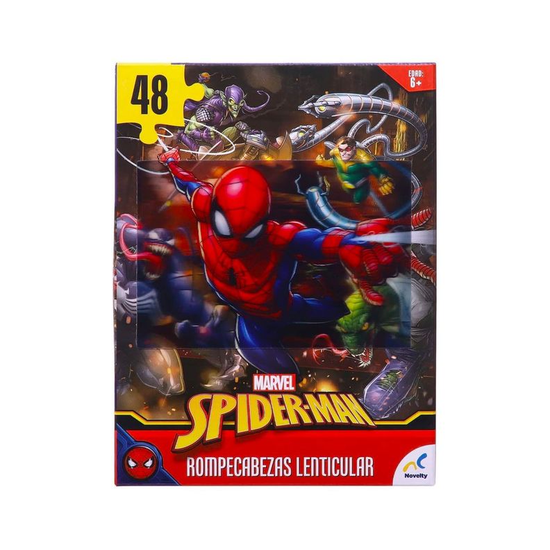 Rompecabeza Lenticular 3D 48 piezas-Spiderman-2