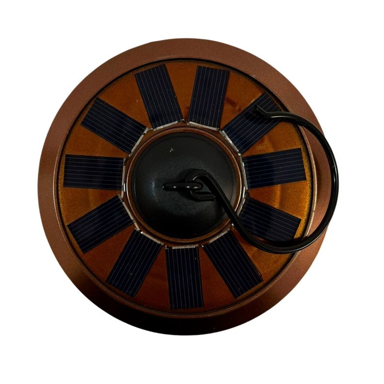 Lámpara Portátil de Camping Recargable USB Cobre-1