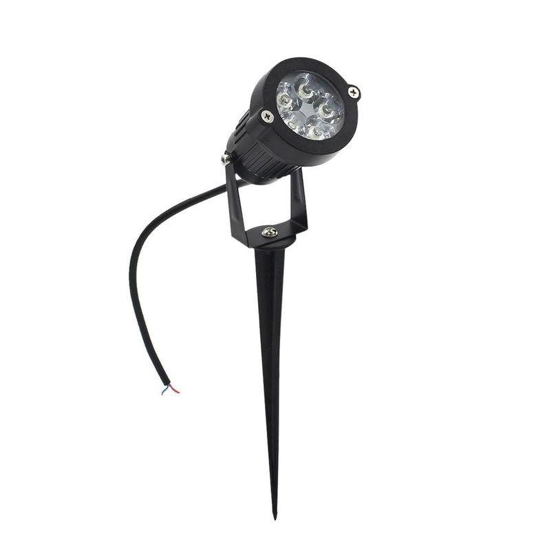 Foco LED RGB Estaca Jardín 5W-0