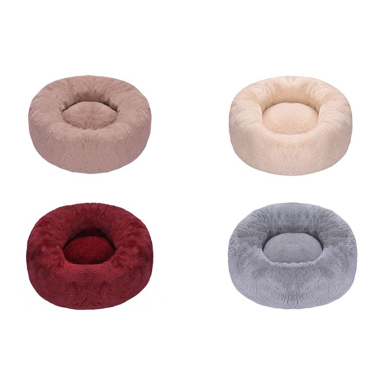 Cama Para Mascotas Algodón Diseño Circular Mediana-4
