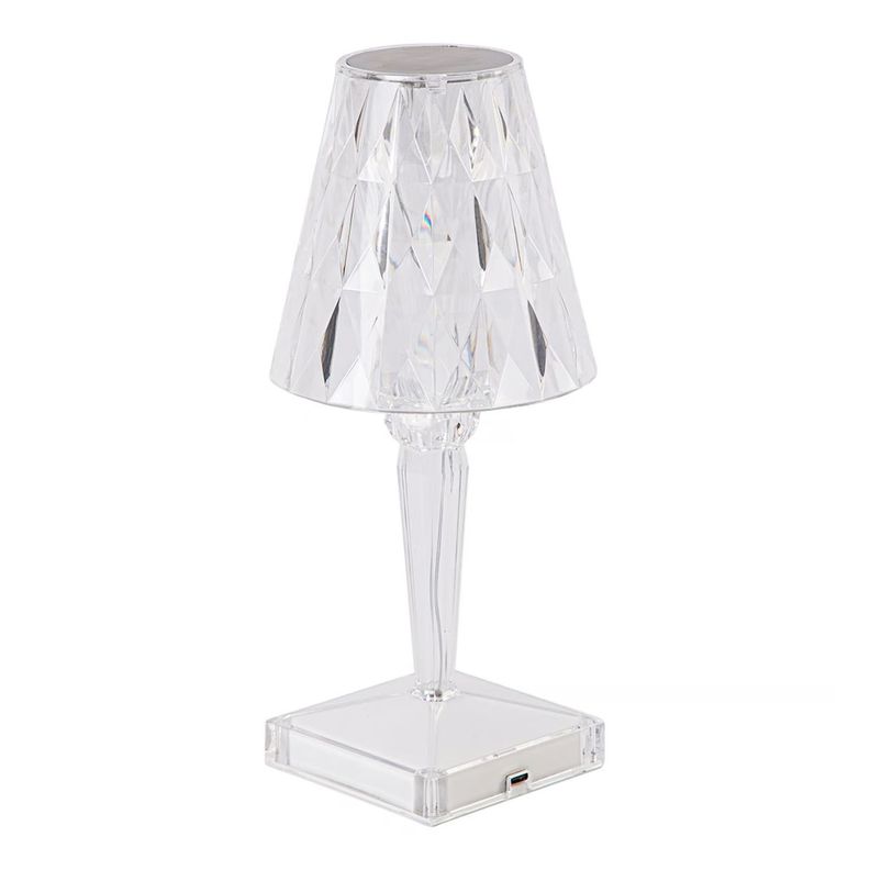 Lampara de Mesa Recargable/ Touch "Diamante LED" Dimeable-1