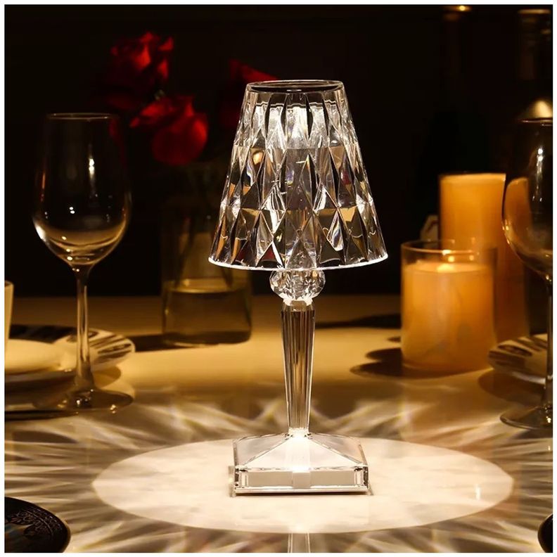 Lampara de Mesa Recargable/ Touch "Diamante LED" Dimeable-6