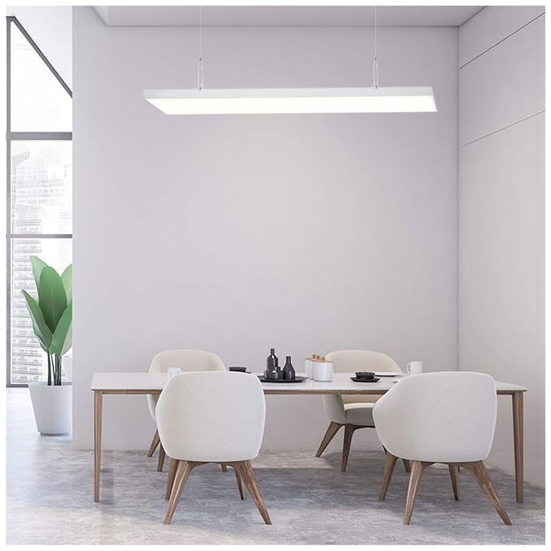 Luminaria Colgante Lineal ECO 48W Frio Blanco 120cm -1