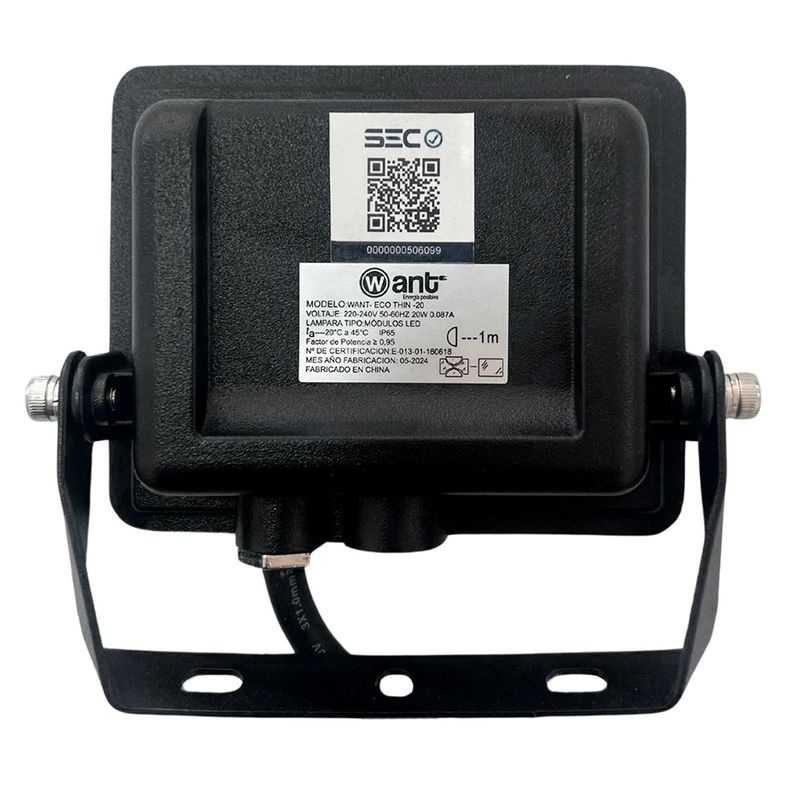 Proyector De Área LED "ECOTHIN" 20W Frío-3