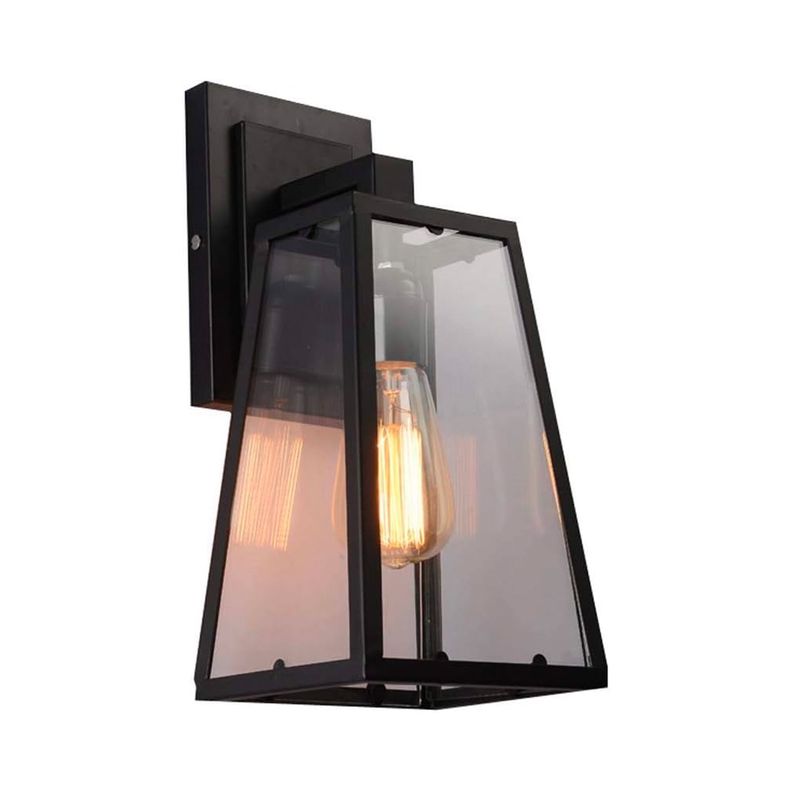 Apliqué Farol Geométrico Black Porta E-27 Incluye Ampolleta-0