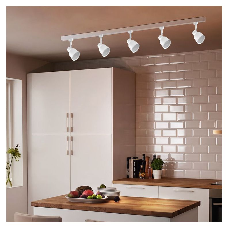 Foco LED Decorativo Riel Monofásico Blanco GU-10 Elnath Ampolleta Fría-2