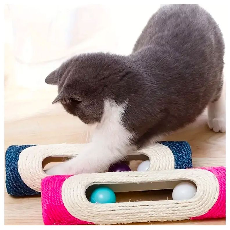 Juguete Rascador Con Pelotas Para Gatos -4