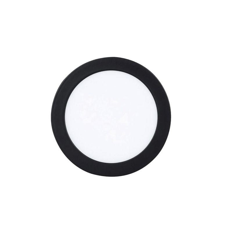 Pack 3 Panel Redondo LED ECO Sobrepuesto Negro 24W Cálido-0