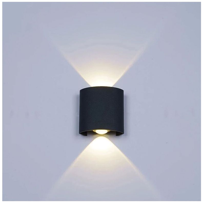 Apliqué de Pared LED Simple 2W Cálido Negro-7