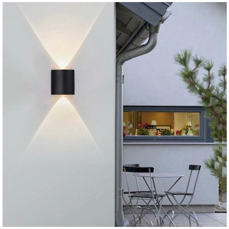 Apliqué de Pared LED Simple 2W Cálido Negro-8