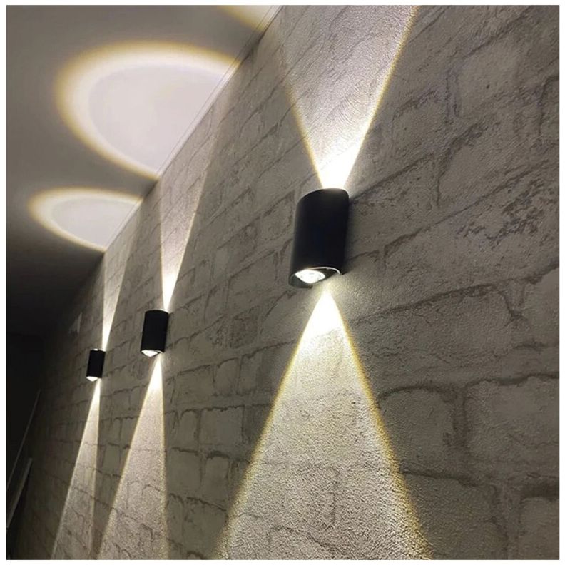 Apliqué de Pared LED Simple 2W Cálido Negro-9