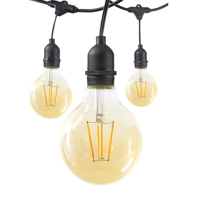 Guirnalda 10 Metros Con Ampolletas Globo Filamento G80 4w E-27-0
