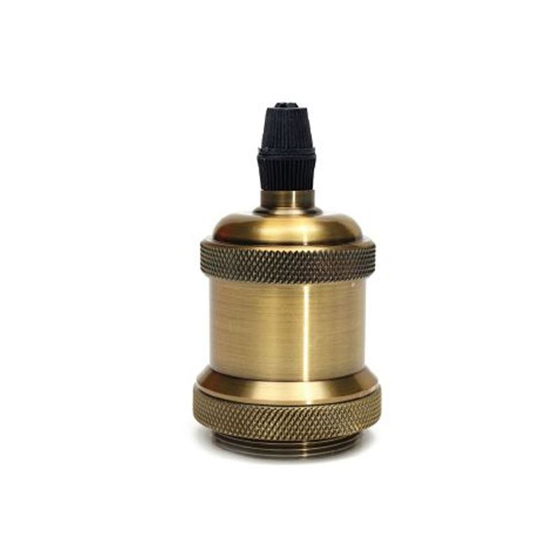 Soquete E-27 Retro Dorado Vintage-0