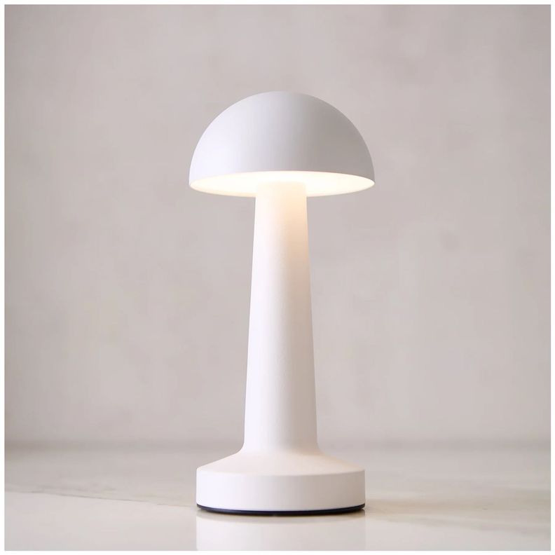 Lámpara de Mesa LED Recargable "Mushroom LED" Dimeable Blanco-3
