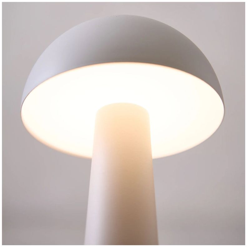 Lámpara de Mesa LED Recargable "Mushroom LED" Dimeable Blanco-4