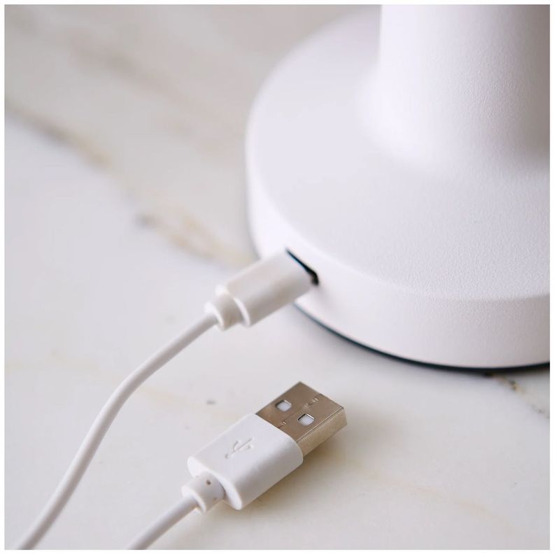 Lámpara de Mesa LED Recargable "Mushroom LED" Dimeable Blanco-5