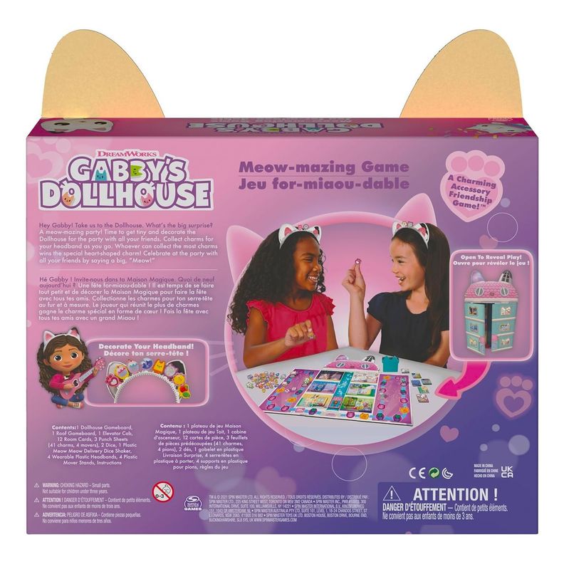 Juego de mesa "Miausombroso"-Gabby's Dollhouse-5