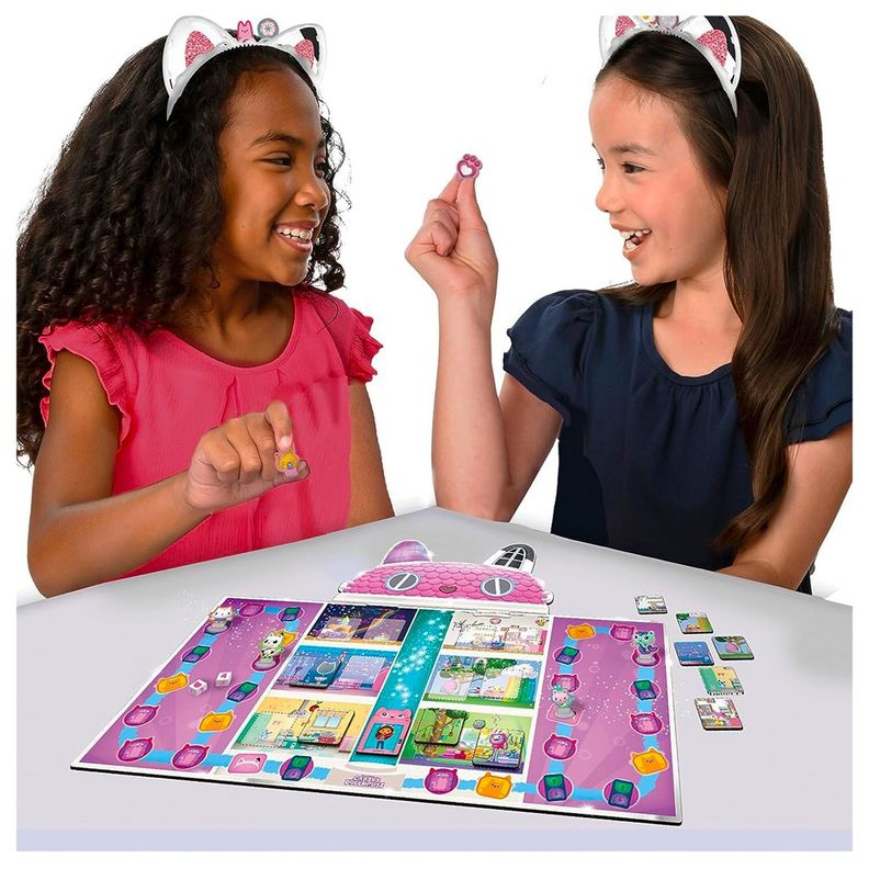 Juego de mesa "Miausombroso"-Gabby's Dollhouse-6