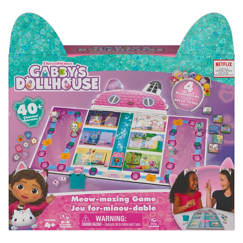 Juego de mesa "Miausombroso"-Gabby's Dollhouse-7
