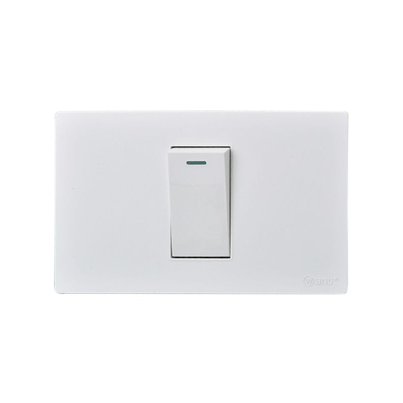 Pack 10 Interruptores Simple Metálico 9/12 16A - Blanco-3