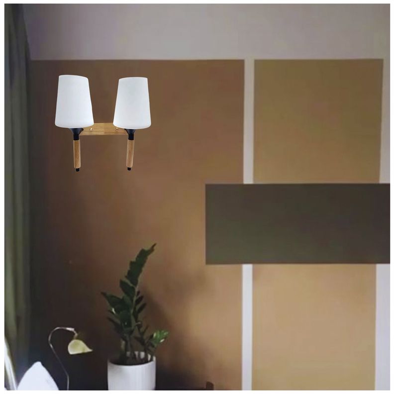 Apliqué de Pared Doble Lusitania Porta E-27 Incluye Ampolleta Cálida-2