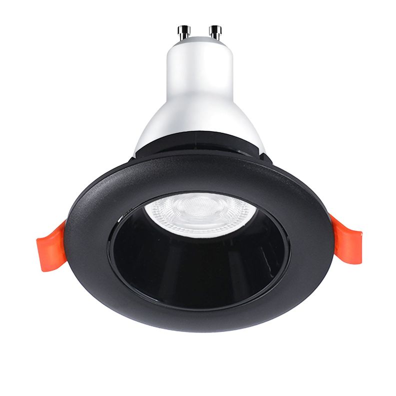 Foco Spot Porta GU-10 "LED Track Light" 9 cm - Negro-3