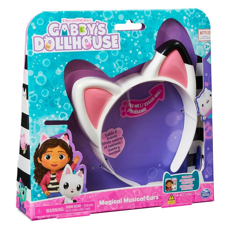 Cintillo Orejas Mágicas con Luz y Sonido Gabby's Dollhouse-0