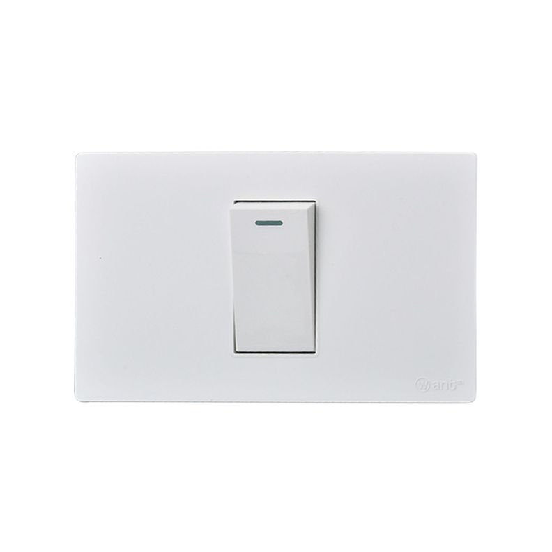 Pack 5 Interruptores Simple Metálico 9/12 16A - Blanco-3