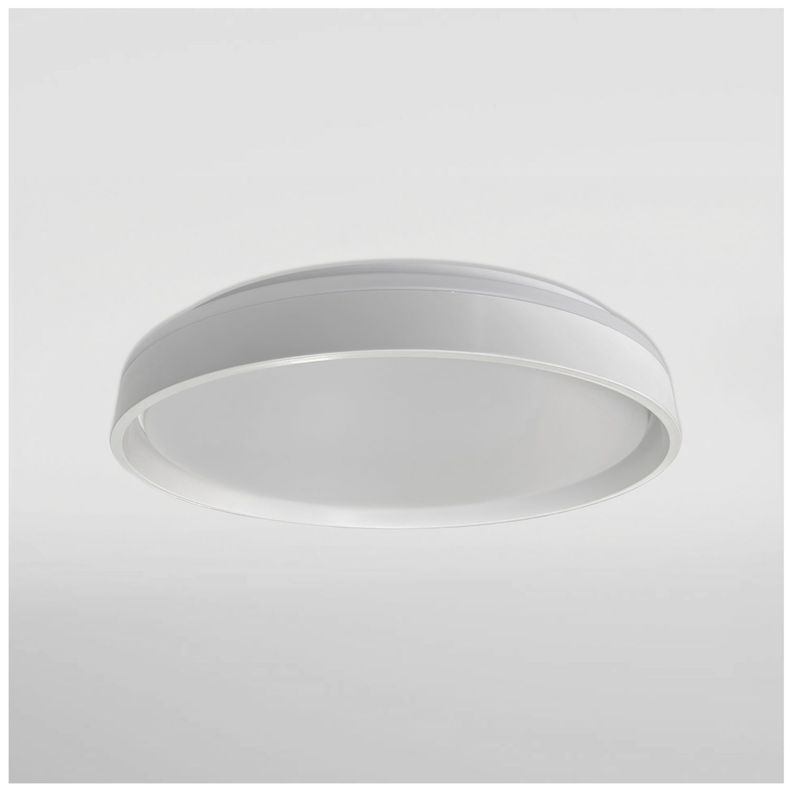 Lámpara LED C/Control 3 Colores 48w Borde Blanco Taurus I-2