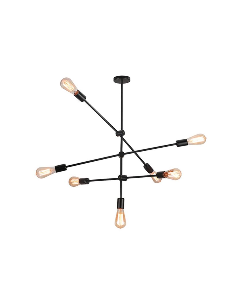 Lámpara Colgante 7xE-27 Diseño Orbit Incluye Ampolleta Cálida-0