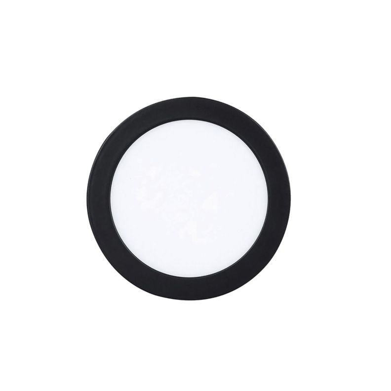 Panel Redondo LED Sobrepuesto Negro 18W Luz Cálida-2