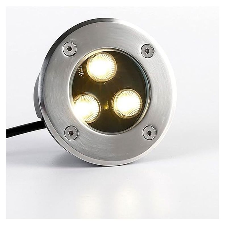 Foco LED De Piso 3W Luz Cálida IP 67-1