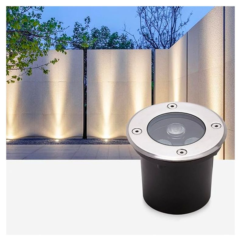 Foco LED De Piso 3W Luz Cálida IP 67-3